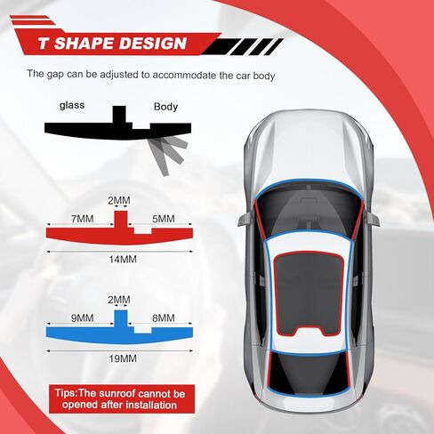 Storystore Car Weather ، 14mmx19.68ft T appliable instable starber strip strip strip seal seal strip ، sef und.shesive snoof cover seal for cars trucks suvs suvs in Saudi Arabia
