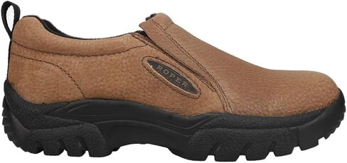 Roper Mens Performance Slip on Disual Shoes - Brown in Saudi Arabia