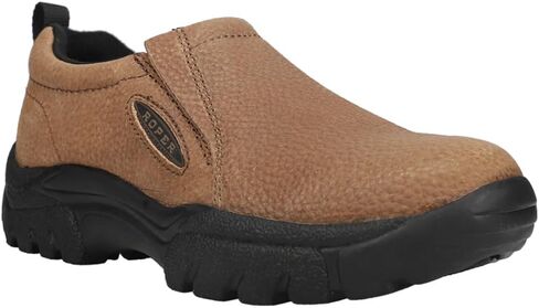 Roper Mens Performance Slip on Disual Shoes - Brown in Saudi Arabia