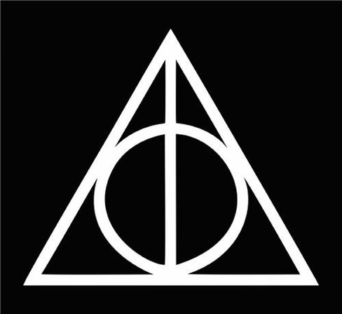 Deathly Hallows HP - ملصق ملصق Notebook Car Laptop 3 "(أبيض) in Saudi Arabia