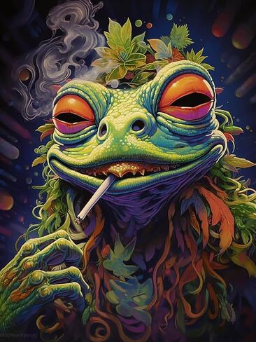 Bimkole 5D Diamond Art Kits for Adults Frog, Full Drill DIY Rhinestone Embroidery Set Paint with Diamonds Art by Number Kits Cross Stitch Home Wall Craft Decoration 12x16 Inch yT1926 in Saudi Arabia