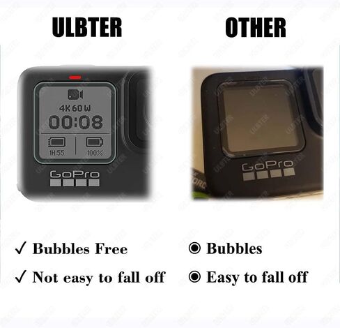 Screen Protector Compatible with GoPro Hero 13 Hero13 Black + lens protector+Lens cap Cover [6+2 Pack], 9H Hardness Tempered Glass,Anti-Scrach Anti-Bubble in Kuwait