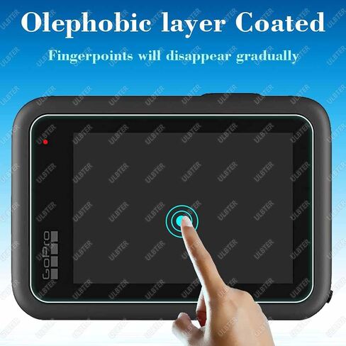 Screen Protector Compatible with GoPro Hero 13 Hero13 Black + lens protector+Lens cap Cover [6+2 Pack], 9H Hardness Tempered Glass,Anti-Scrach Anti-Bubble in Kuwait