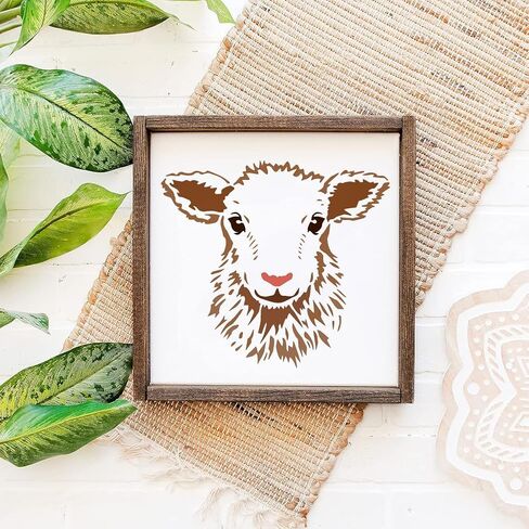 أصابع الإصبع ماندالا الفيل استنسل للطلاء مع فرشاة 11.8x11.8inch قالب نمط الفيل القابل لإعادة الاستخدام معرم ماندالا stency stencil pet themplate the the the the the the the the the the template for diy crafts crafts in Kuwait