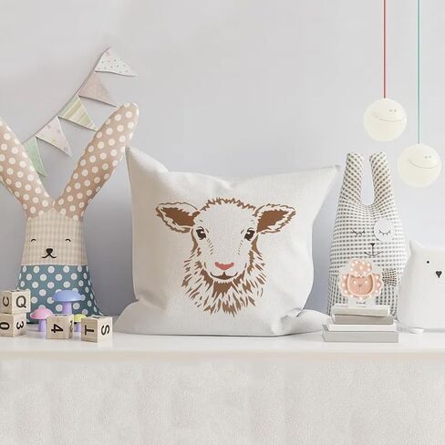 أصابع الإصبع ماندالا الفيل استنسل للطلاء مع فرشاة 11.8x11.8inch قالب نمط الفيل القابل لإعادة الاستخدام معرم ماندالا stency stencil pet themplate the the the the the the the the the the template for diy crafts crafts in Kuwait