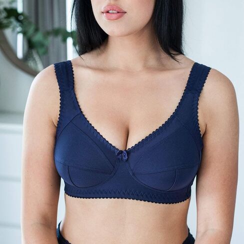 Frugue Women's Wireless Plus Size Unlize Full Covering Minimizer Bra in Kuwait