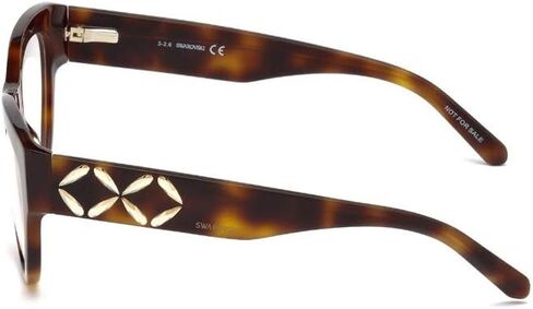 SWAROVSKI SK 5214 053 Havana Plastic Cat-eye Eyeglasses 53mm in Saudi Arabia