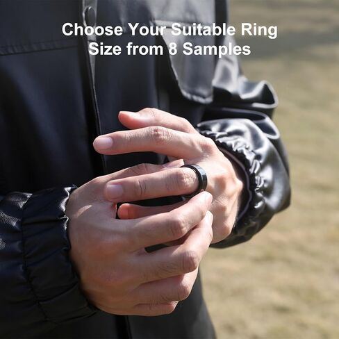 طقم المقاسات - الحجم أولاً قبل الشراء - اختر من بين 8 مقاسات - المقاسات من 6 إلى 13 - ابحث عن مقاس الخاتم الذكي المثالي in Kuwait