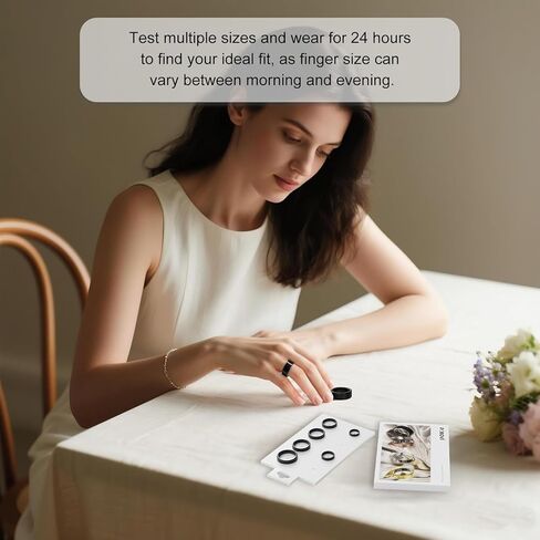 طقم المقاسات - الحجم أولاً قبل الشراء - اختر من بين 8 مقاسات - المقاسات من 6 إلى 13 - ابحث عن مقاس الخاتم الذكي المثالي in Kuwait