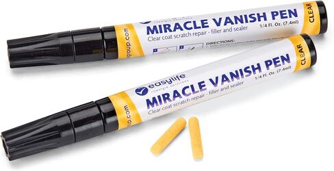 Collections Etc EasyLife Car Scratch Remover Miracle Vanish Pens, Set of 2 Clear Coat Pens in Saudi Arabia