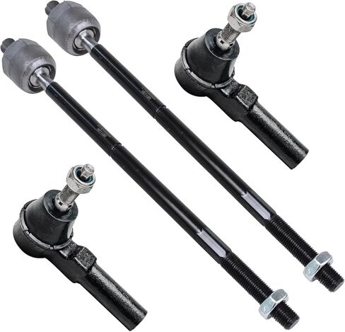 Detroit Axle - Front 10pc End Suspension Kit for 2005-2010 Ford Mustang 2006 2007 2008 2009, 2 Lower Ball Joints 4 Inner & Outer Tie Rods 2 Sway Bar Links 2 Boots Replacement in Saudi Arabia