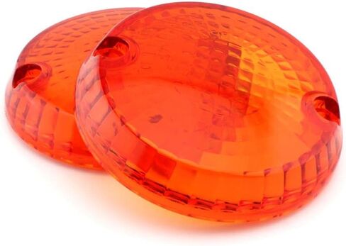 LIRU 2 Pcs Turn Signal Light Lens Cover Amber Indicator Covers Replacement Bezels for Kawasaki Vulcan 1500 Classic Mean Streak 1600 750 800 900 in Saudi Arabia