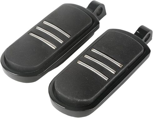 XFMT Black Aluminium Foot Motorcycle Foot Foot for Harley-Davidson Touring & Softail ، الخلفية ، الأسود in Saudi Arabia