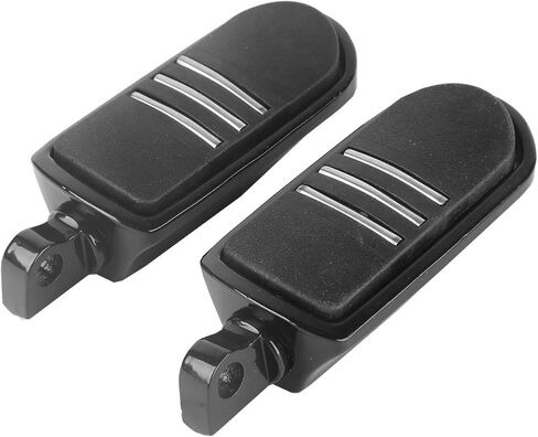 XFMT Black Aluminium Foot Motorcycle Foot Foot for Harley-Davidson Touring & Softail ، الخلفية ، الأسود in Saudi Arabia