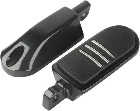 XFMT Black Aluminium Foot Motorcycle Foot Foot for Harley-Davidson Touring & Softail ، الخلفية ، الأسود in Saudi Arabia