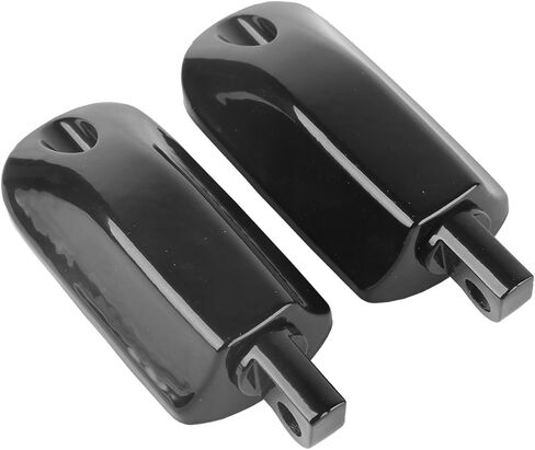 XFMT Black Aluminium Foot Motorcycle Foot Foot for Harley-Davidson Touring & Softail ، الخلفية ، الأسود in Saudi Arabia