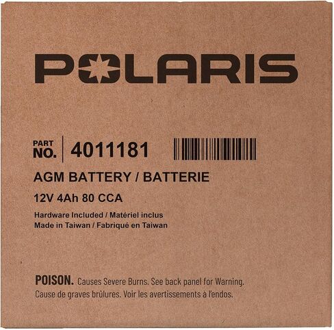 Polaris Replacement Battery, Yuasa Ytx5L Specific for Sportsman Outlaw 50, Outlaw 90, Scrambler 50, Scrambler 90, Sportsman 90, Sportsman 110, Predator 50, Predator 90 ATV Models - Part 4011181 in Saudi Arabia
