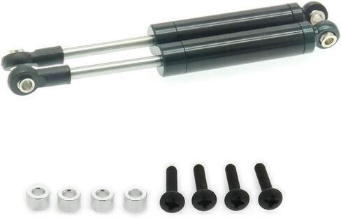 4 عبوات امتصاص الصدمات مثبطات داخلية 102 ملم ل 1/10 شاحنة زاحف HSP HPI المحورية Tamiya Losi RC Metal Metal Metal (Red) in Kuwait