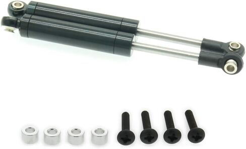 4 عبوات امتصاص الصدمات مثبطات داخلية 102 ملم ل 1/10 شاحنة زاحف HSP HPI المحورية Tamiya Losi RC Metal Metal Metal (Red) in Kuwait