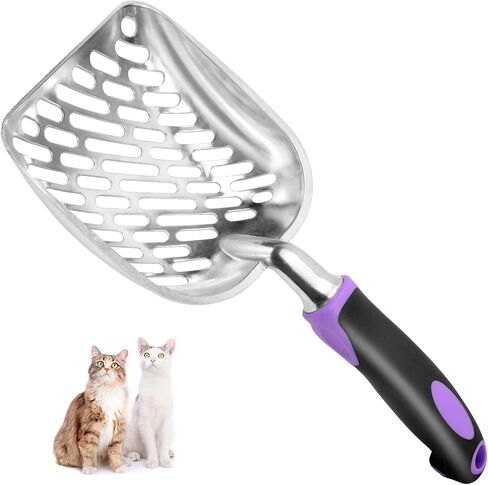 Cat Litter Scoop-Metal Litter Scooper-Kitty Metal Scooper-Long Handle in Kuwait
