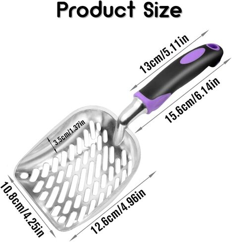 Cat Litter Scoop-Metal Litter Scooper-Kitty Metal Scooper-Long Handle in Kuwait