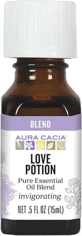 Aura Cacia Aromatherapy Essential Solutions Oil, Love Potion - 0.5 Oz in Saudi Arabia