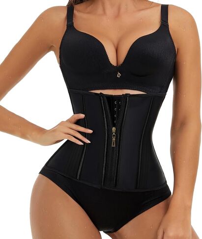 Waist Trainer for Women Latex Corset Shapewear Faja Body Shaper Hourglass Bodysuit, Tummy Control Sport Workout in Saudi Arabia