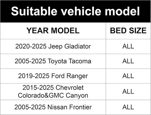 شريط لف R12 لشاحنة بيك اب كاملة الحجم، شريط رياضي لرف المطاردة قابل للتعديل متوافق مع سيلفرادو/تندرا/F-Series/سييرا/تيتان/تيتان XD/Ram1500/2500/3500، حوامل خفيفة in Kuwait