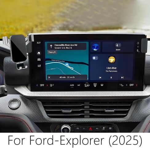 Car Phone Holder for Ford Explorer 2016 2017 2018 2019 SUV Auto Interior Accessories Best Cell Phones Mount Cellphone Mobile Cradle Charging Navigation Bracket Air Vent Stand Accessory in Saudi Arabia