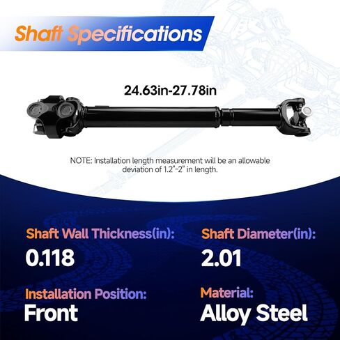 Front Drive Shaft Prop Shaft Driveshaft Assembly Fit for Chevrolet Blazer K10 K20 GMC K15 1973-1977, Manual Transmission, OE 65-9334 in Saudi Arabia