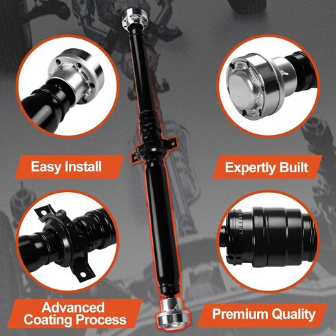 976-970 Rear Complete Driveshaft Drive Shaft Prop Shaft Assembly [AWD, 195 mm Rear Axle, 2 Speed On Demand Transfer Case] Fit for Jeep Grand Cherokee 2011-2019 V6 3.6L, AWD, Replace OE 52123631AA in Saudi Arabia