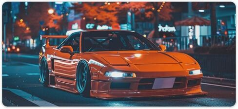 Large Mouse Pad JDM Cars NSX Night Driving Desk Mat Computer Accessories Gaming Office Organizers Supplies Decor Essentials Keyboard Pads for Desk Rubber 30x60cm in Kuwait