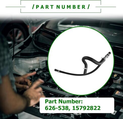 626-538 Aluminum Engine Heater Hose Assembly Compatible with Chevrolet Suburban 1500 2500 Avalanche 1500 GMC Yukon XL 1500 2500 Cadillac Escalade Replace 15792822 in Saudi Arabia