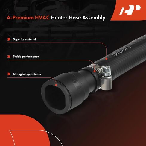 A -Premium Inlet HVAC HOSER SHOSE ASSEMBLY متوافقة مع كاديلاك ، شيفروليه ، هامر و GMC - Silverado 1500/2500/3500 ، Sierra 1500/2500/3500 ، Yukon ، Tahoe ، Escalade ، Avalanche 1500/2500 ، H2 ، H2 in Saudi Arabia