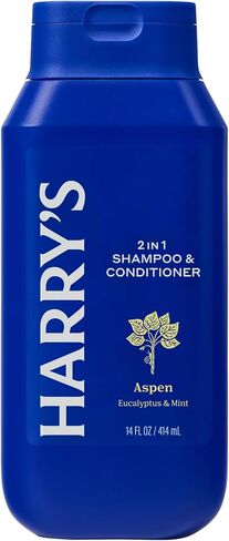 Harry's Men's 2 in 1 Shampoo and Conditioner for All Hair Types | Gentle & Refreshing | 14 Fl Oz, 3 Count in Saudi Arabia