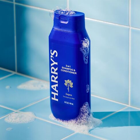 Harry's Men's 2 in 1 Shampoo and Conditioner for All Hair Types | Gentle & Refreshing | 14 Fl Oz, 3 Count in Saudi Arabia