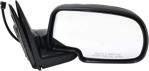 Kool Vue Driver & Passenger Side Power المرايا غير المليئة لشيفروليه سيلفرادو 1500 Silverado 2500 GMC Sierra 1500 Sierra 2500 1999-2002 بدون مصباح البودل كروم كابينة ومكتب قياسي in Saudi Arabia