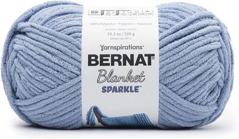Bernat Blanket Sparkle Yarn-Aqua in Saudi Arabia