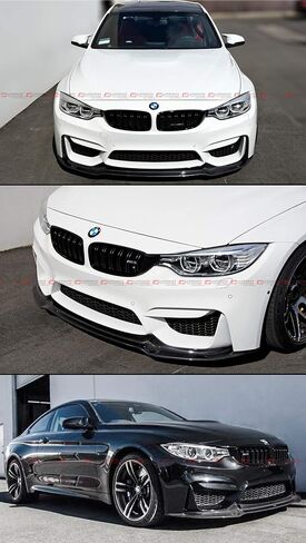 V STYLE CORBON CORBON FRONT LAP Splitter Spoilter متوافق مع 2015-2018 BMW F80 M3 F82 F83 M4 in Saudi Arabia