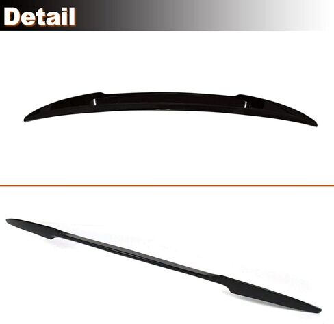 McArcar Kit Spoiler الخلفية المفسد المفسد لفولكس واجن VW Jetta Sedan 2012-2018 ABS Material Glossy Black Car Boot Boot Lid Highkick Wing Wing in Saudi Arabia