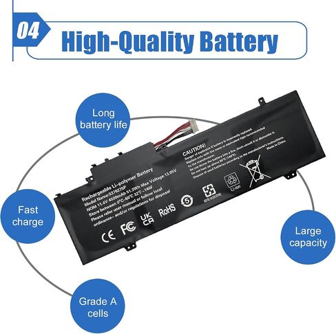 استبدال بطارية الكمبيوتر المحمول Dentsing H-4886280P 4886280P للبوابة GWTN156-11BK GWTN156 Series Notebook U3576127PV-2S1P U3576127PV U3576127 5080270P 7.6V 38Wh 5000mAh in Saudi Arabia