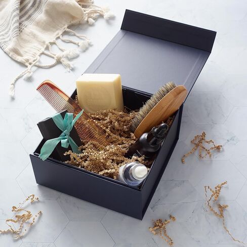 Cecobox - صناديق هدايا مع أغطية للهدايا 6 "x6" x2.75 " - صندوق هدايا مغناطيسي غير قابلة للطي - عطلات العريس وصيفات الشرف ، الزفاف ، العلاقات العامة ، أعياد الميلاد ، العطلات in Kuwait