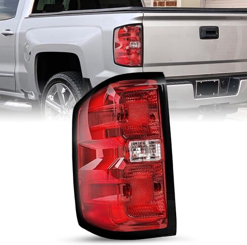 JSBoyat Tail Light Assembly Replacebly لعام 2014 2015 2016 2017 2018 Chevy Silverado 1500 2500HD 3500HD ، GMC Sierra 3500 HD Hand Driver Side Wiring Harness and Plubs in Saudi Arabia