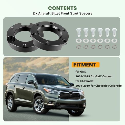 مجموعة رفع التسوية الخلفية 2-3 "متوافقة مع شيفروليه كولورادو 2004-2021 ، ل GMC Canyon 2004-2012 2015-2021 in Saudi Arabia