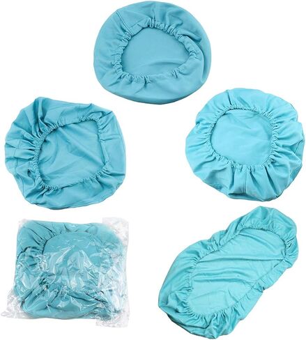 East Brand Protective Full Advanced Milk Silk Pull Cloth Dental Unit Cover Elastic Chair Seat Dustproof One Set (Light Blue) in Saudi Arabia