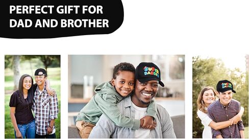 Dad Trucker Hat - Men Gift for Date Son Kid ، Christmas ، عيد ميلاد ، يوم الآباء - Super Daddio Baseball Cap (نحن ، ألفا ، مقاس واحد ، قياسي ، Super Daddio) in Kuwait
