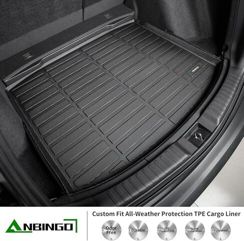 ANBINGO®- Floor Mats & Cargo Liner for Ford Escape 2013-2019 All Weather Floor Mats Set Custom for Escape Full Set Floor Liners for Escape Accessories Black in Kuwait