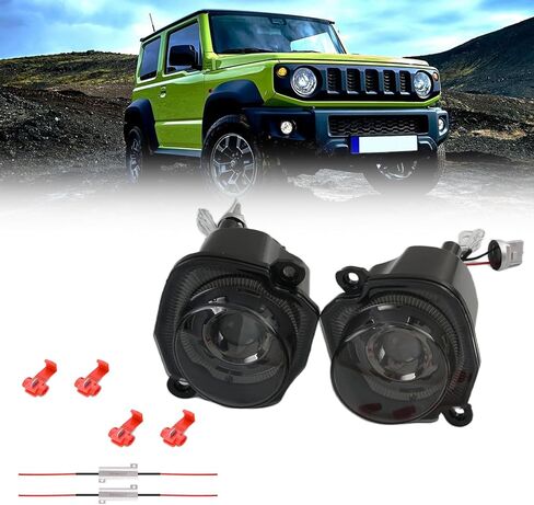 LED Front Daytime Running Turn Signal Lights Compatible with SUZUKI JIMNY JB64 JB74 2019-2022(Smoked Lens) in Saudi Arabia