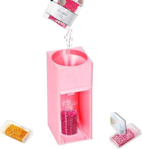 Diamond Painting Organizer,Diamond Painting Drill Funnel for Round Containers,Portable Diamond Art Funnel for Easy Transfer, Diamond Painting Accessories (Violet) in Kuwait