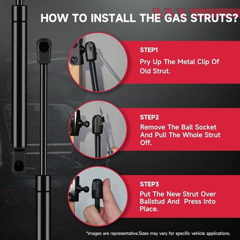 Front Hood Struts Lift Support Shock Struts Compatible with Acadia 2007-2012, Stay Rod Suspension TSG230105, 1pc in Saudi Arabia